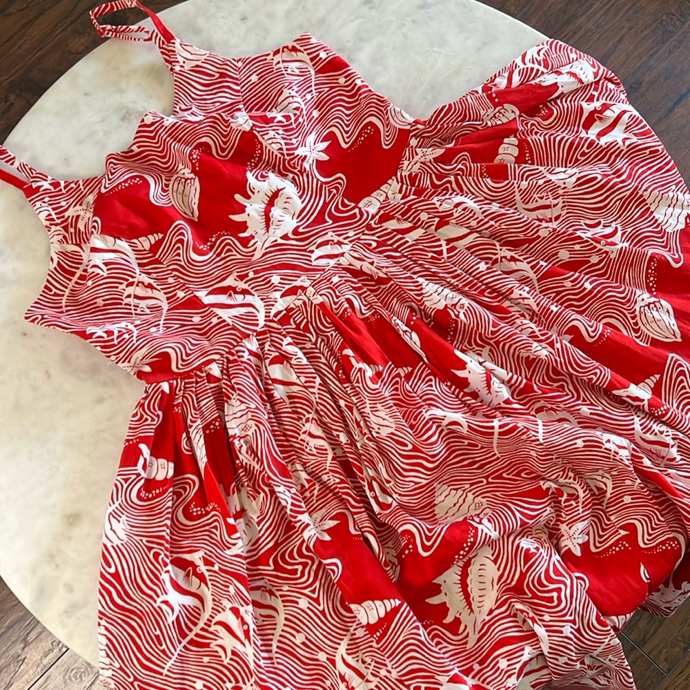 Retrospecd Sundress Sea life print 6